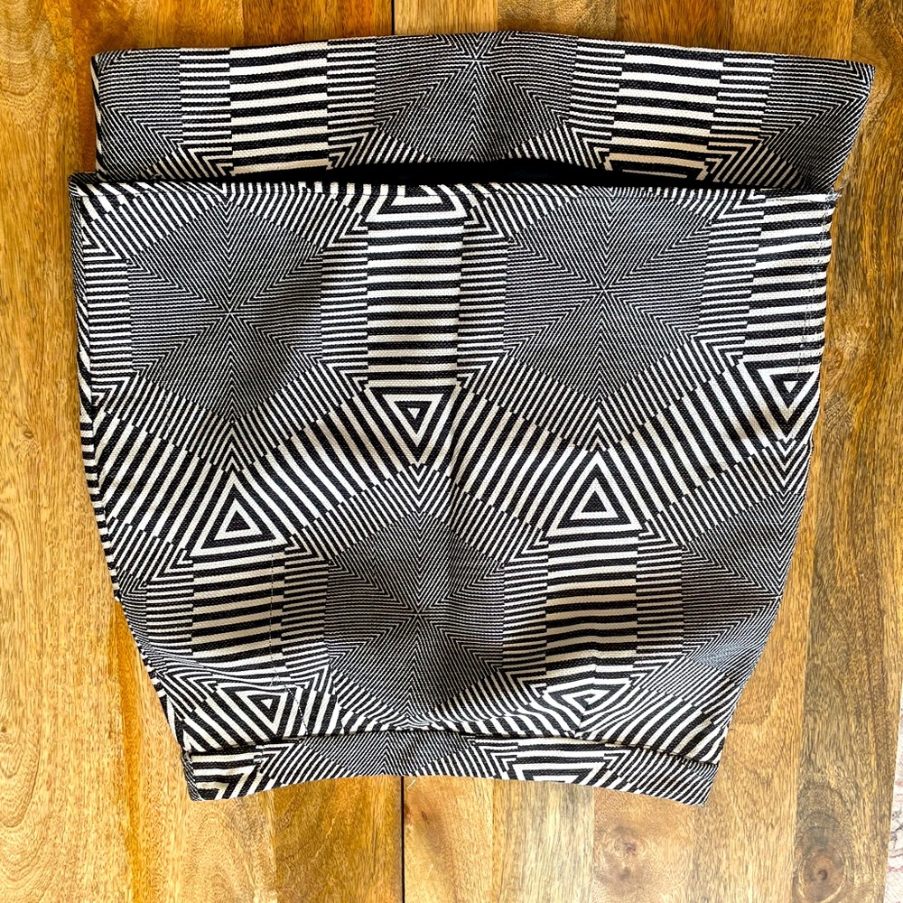 Two Anthropologie skirts for the price of one. Black and white zebra pattern.